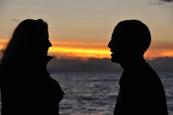 Fim de tarde na Wreck Beach, em Vancouver, no Canadá